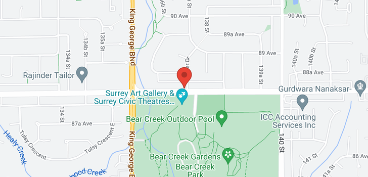 map of 13739 88 AVENUE